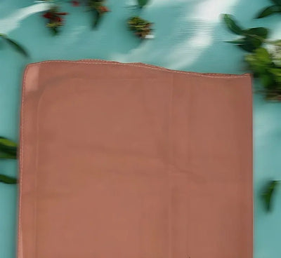 Chiffon Georgette Hijab - Dark Peach -hijabellapk