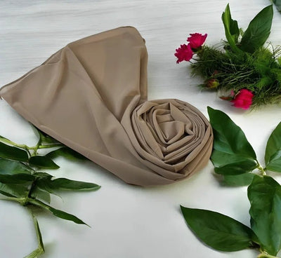 Chiffon Georgette Hijab - Desert Sand - hijabellapk