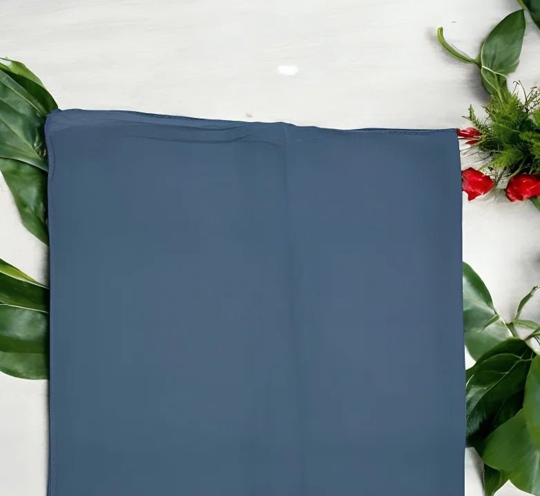 Chiffon Georgette Hijab - Pure Light Blue - hijabellapk