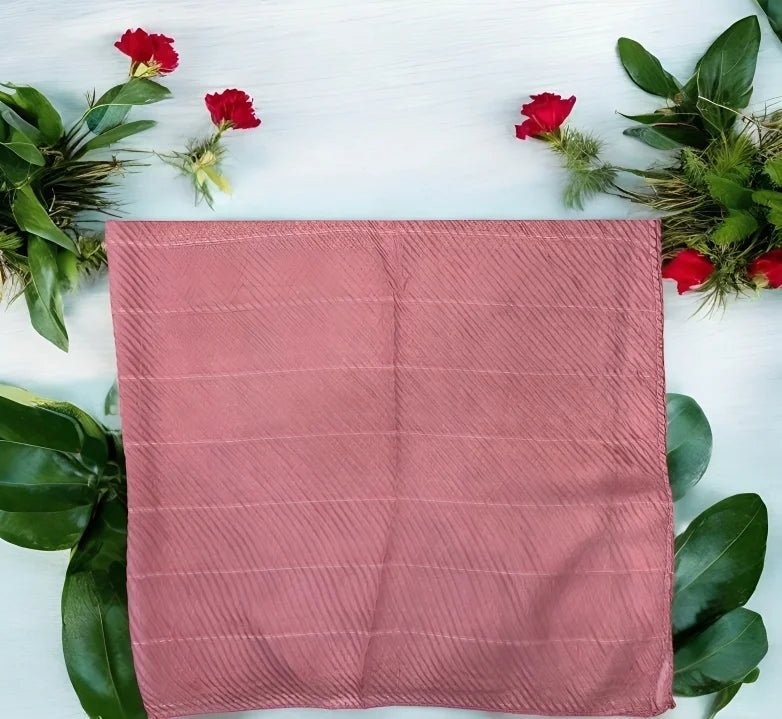 Crinkle Lawn Hijab - Soft Rose - hijabellapk