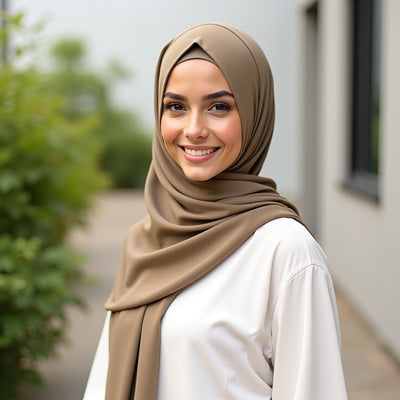 Chiffon Georgette - Mushroom